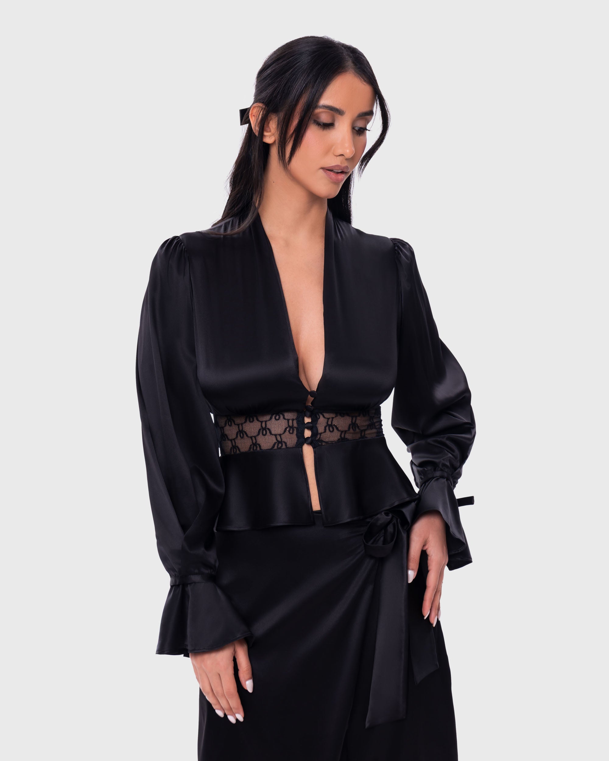 Valeria Silk Top