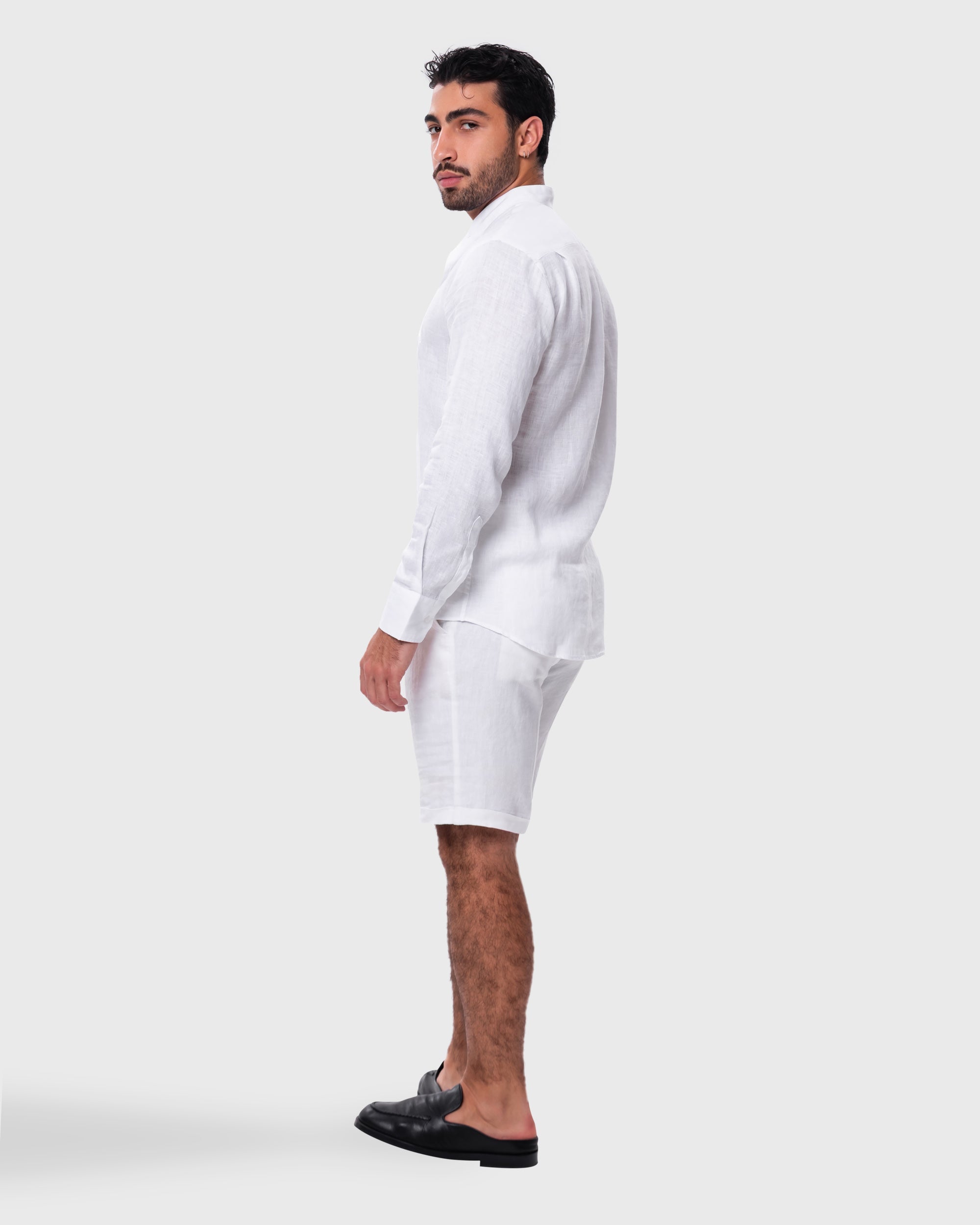 Caelis Linen Korean Shirt