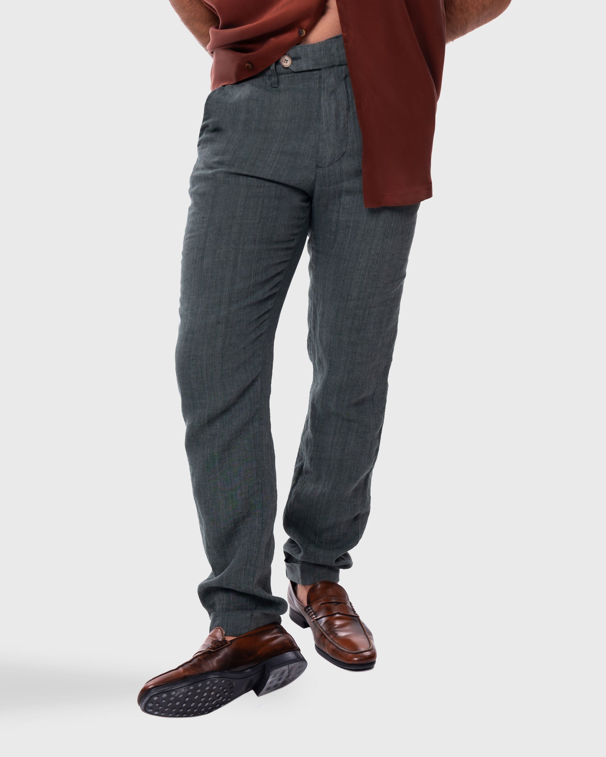 بنطال سيلفان من الكتان