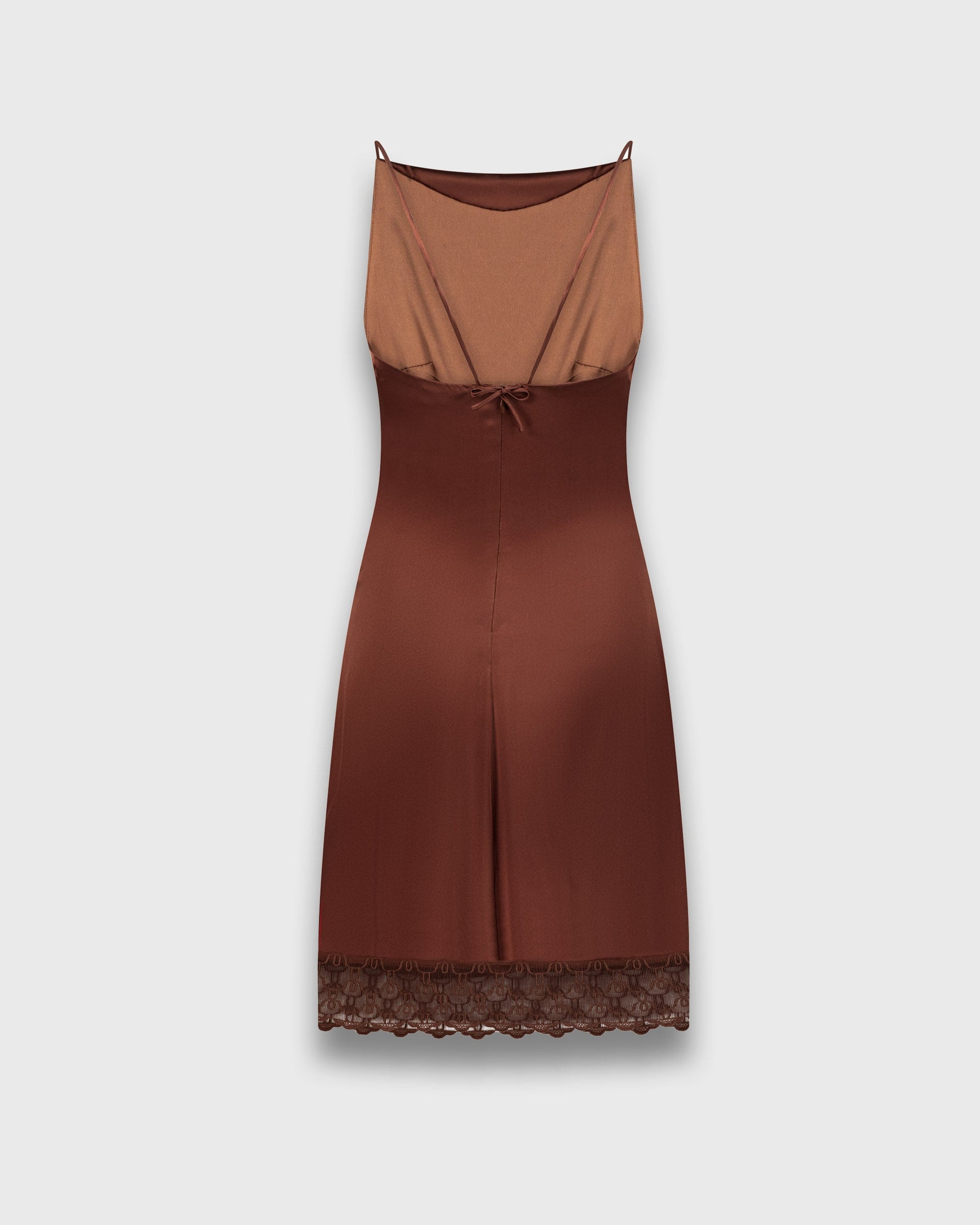 Crafted from 22 momme stretch silk satin, this silk dress has a soft hand-feel, fluid drape, and gentle flexibility for comfort. 