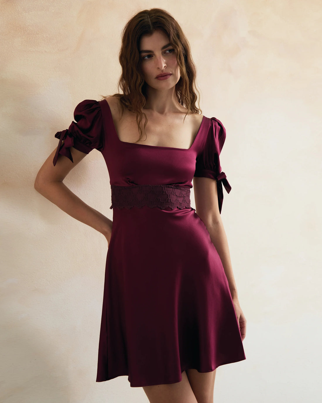 Alba Rosa Silk Dress