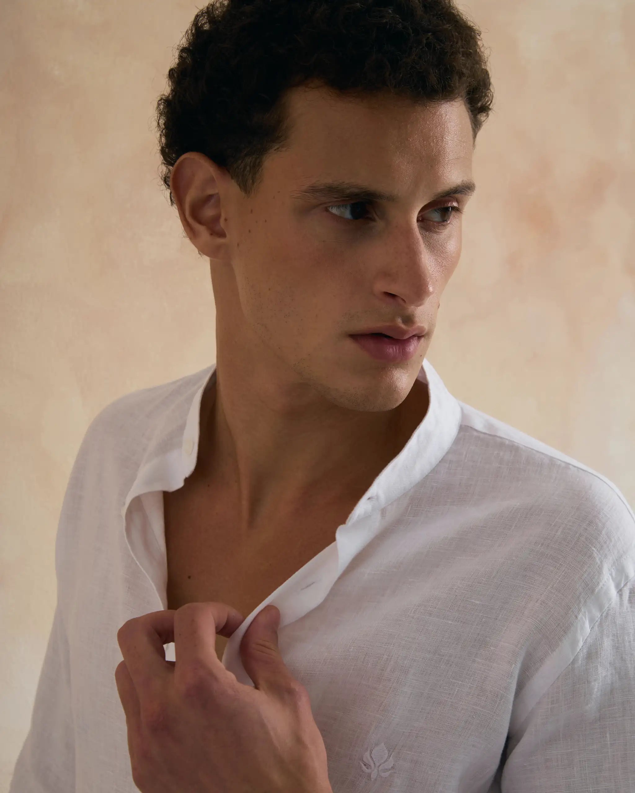 DIBAJJ Caelis Linen Korean Shirt