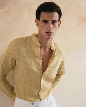 DIBAJJ Caelis Linen Korean Shirt