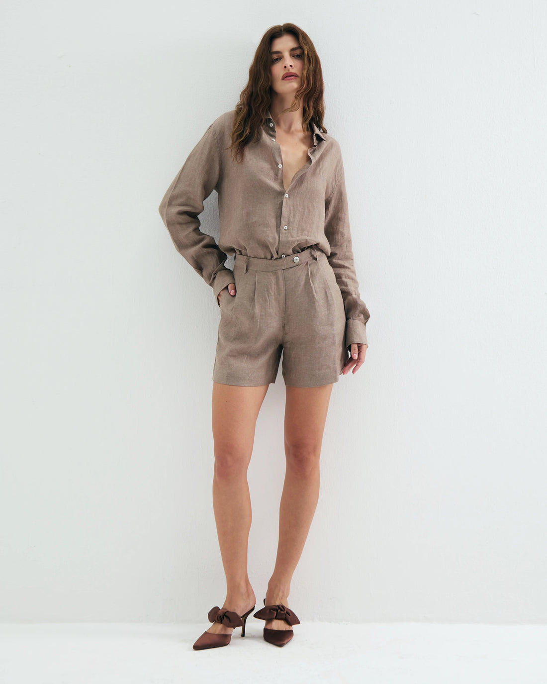 Arda Linen Shorts