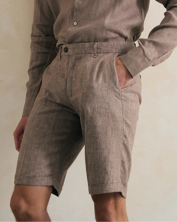 DIBAJJ Silvan Linen Shorts